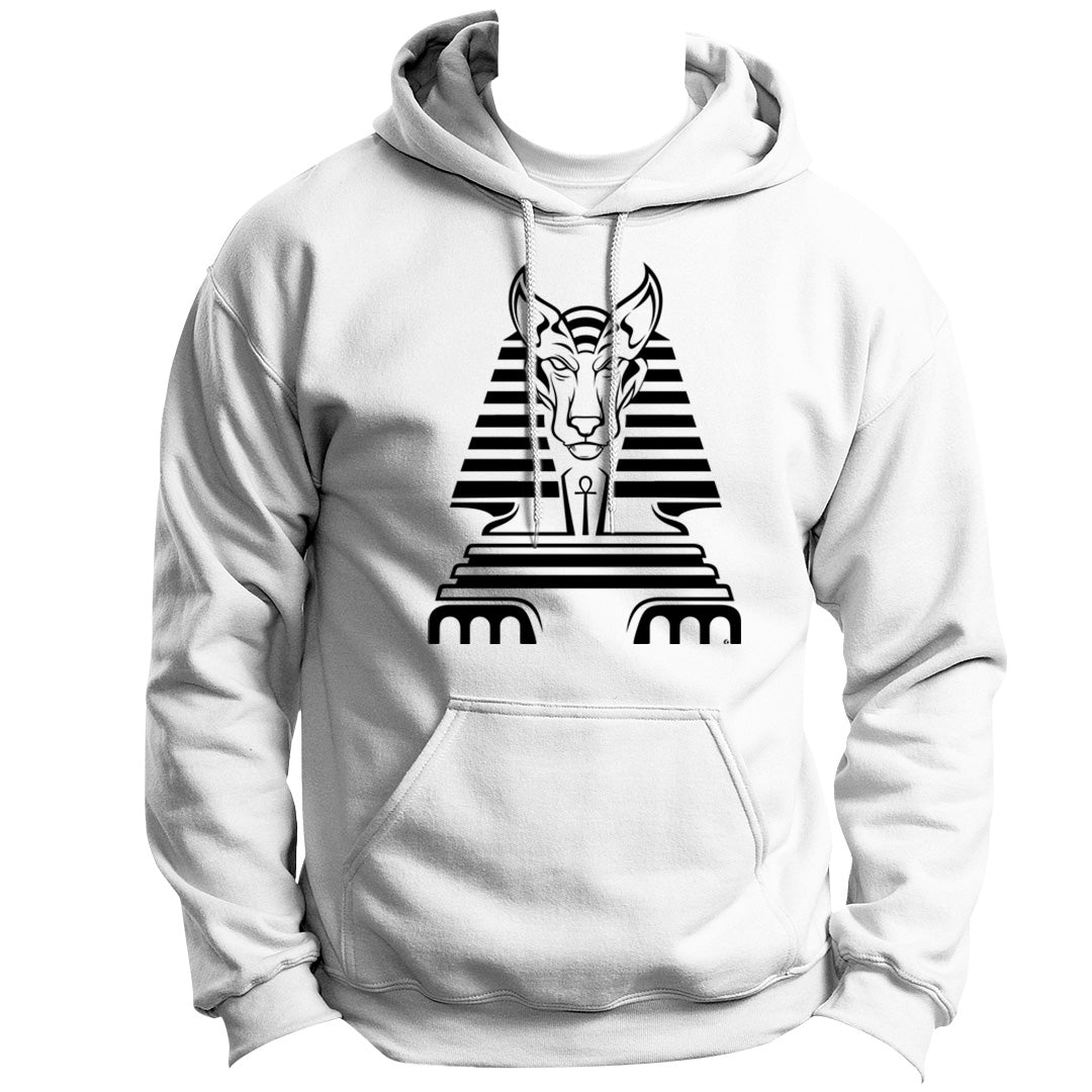 ANCIENT SERIES JACKEL SPHINX HOODIE PULLOVER VINYL HEAT PRESS ORIGINAL ART