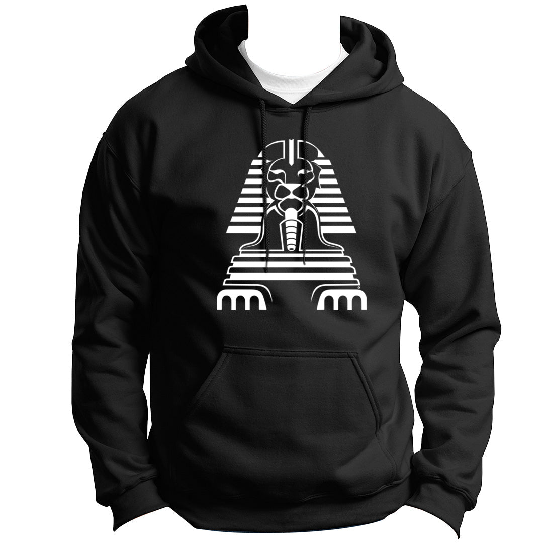 ANCIENT SERIES LION SPHINX HOODIE PULLOVER SWEATSHIRT VINYL HEAT PRESS ORIGINAL ART