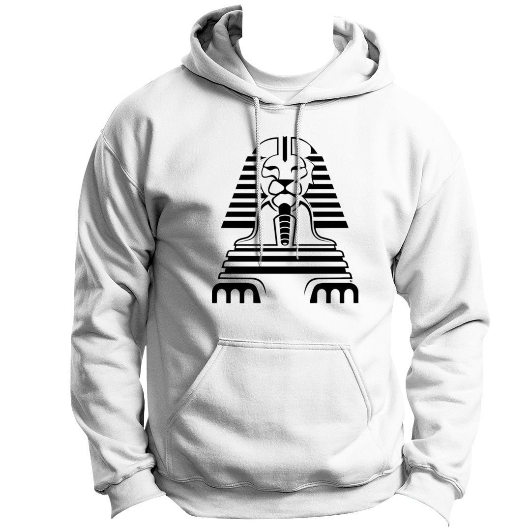 ANCIENT SERIES LION SPHINX HOODIE PULLOVER SWEATSHIRT VINYL HEAT PRESS ORIGINAL ART