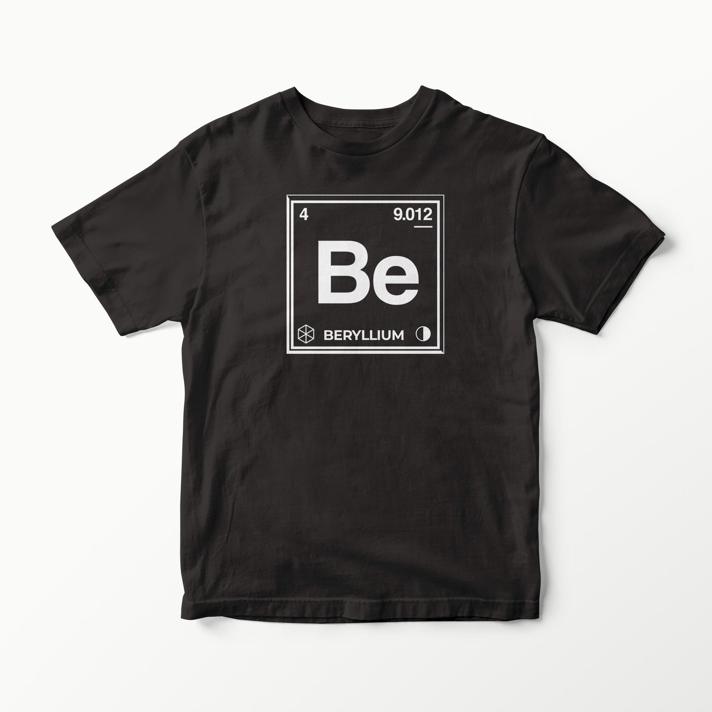 PERIODIC TABLE SERIES BE BERYLLIUM ELEMENTAL T-SHIRT TEE VINYL HEAT PRESS ORIGINAL ART