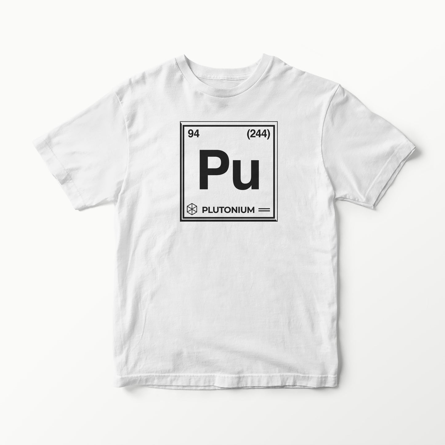 PERIODIC TABLE SERIES PU PLUTONIUM ELEMENTAL T-SHIRT TEE VINYL HEAT PRESS ORIGINAL ART