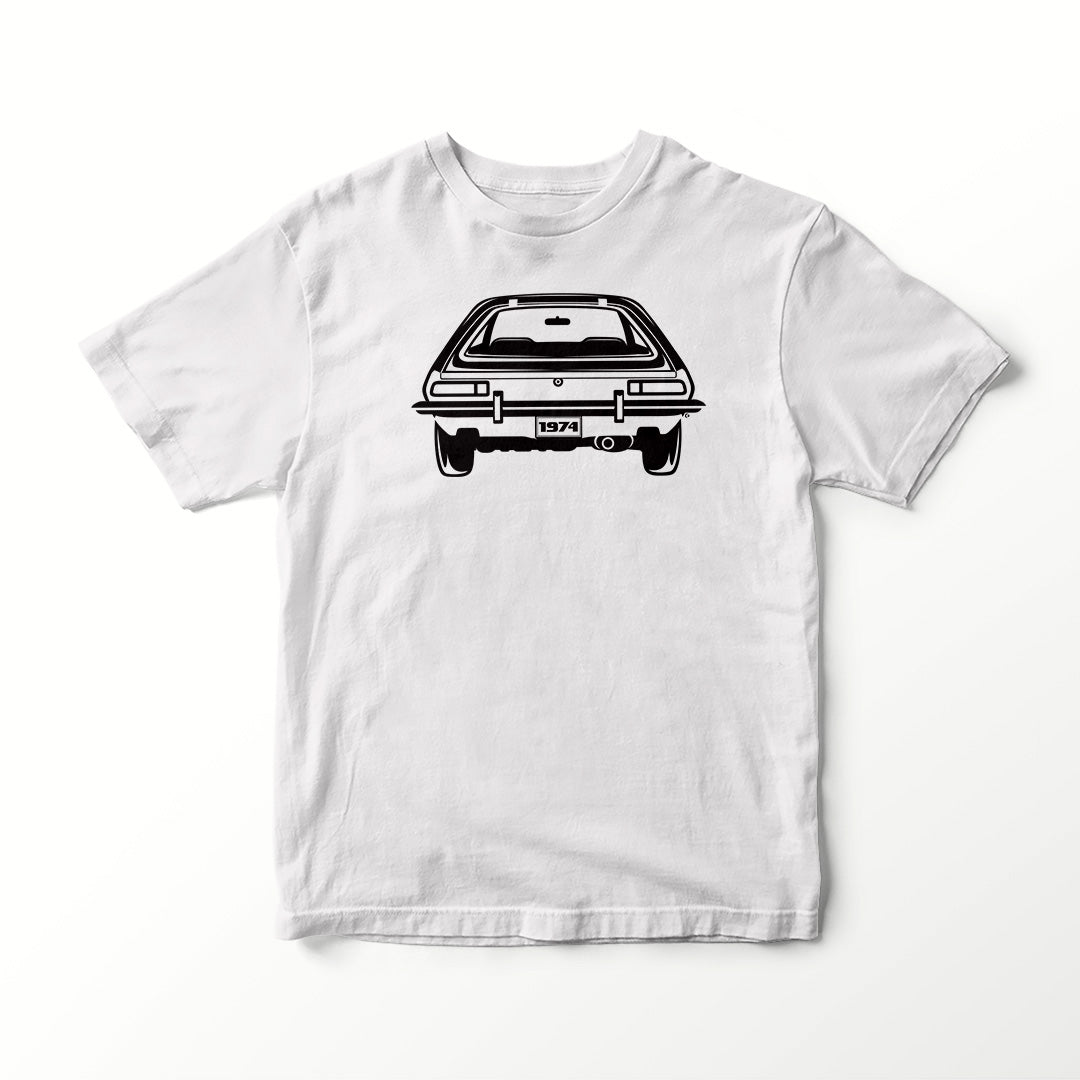 CAR BACK SERIES FORD PINTO 1974 T-SHIRT TEE VINYL HEAT PRESS ORIGINAL ART