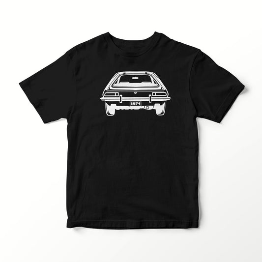 CAR BACK SERIES FORD PINTO 1974 T-SHIRT TEE VINYL HEAT PRESS ORIGINAL ART