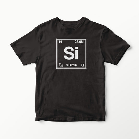 PERIODIC TABLE SERIES SI SILICON ELEMENTAL T-SHIRT TEE VINYL HEAT PRESS ORIGINAL ART