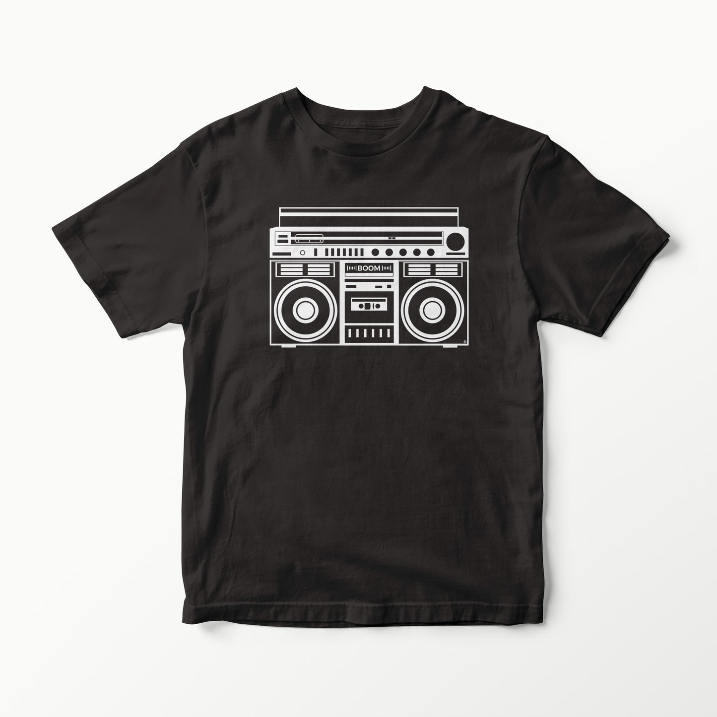 RETRO RADIO SERIES BOOMBOX T-SHIRT TEE VINYL HEAT PRESS ORIGINAL ART