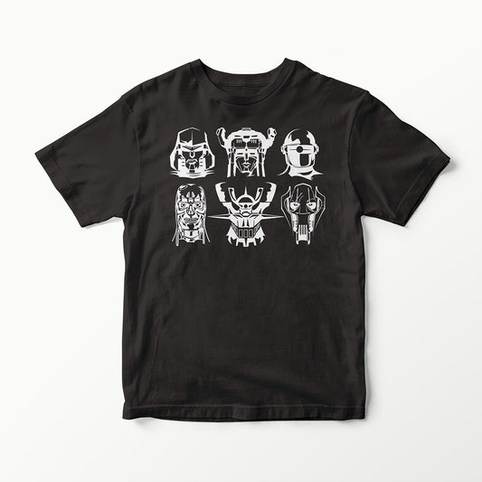 BOTS & DROIDS SERIES MEGATRON VOLTRON GORT TERMINATOR T-800 MAZINGER Z GENERAL GRIEVOUS T-SHIRT TEE VINYL HEAT PRESS ORIGINAL ART